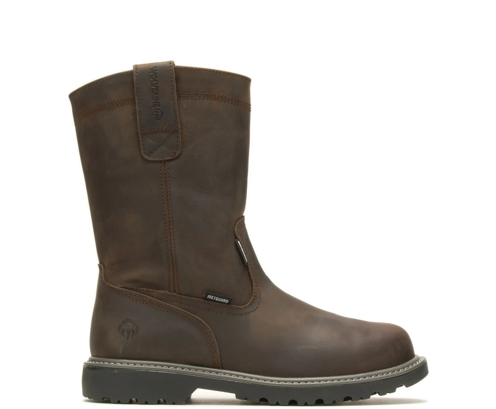 Deep Freeze Men's Floorhand Met-Guard Steel-Toe Wellington Work Boot