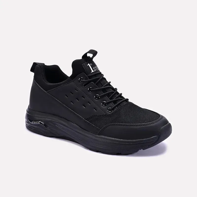 Black Casual Walking Shoes 0120572 Natural Walk Foam Comfort