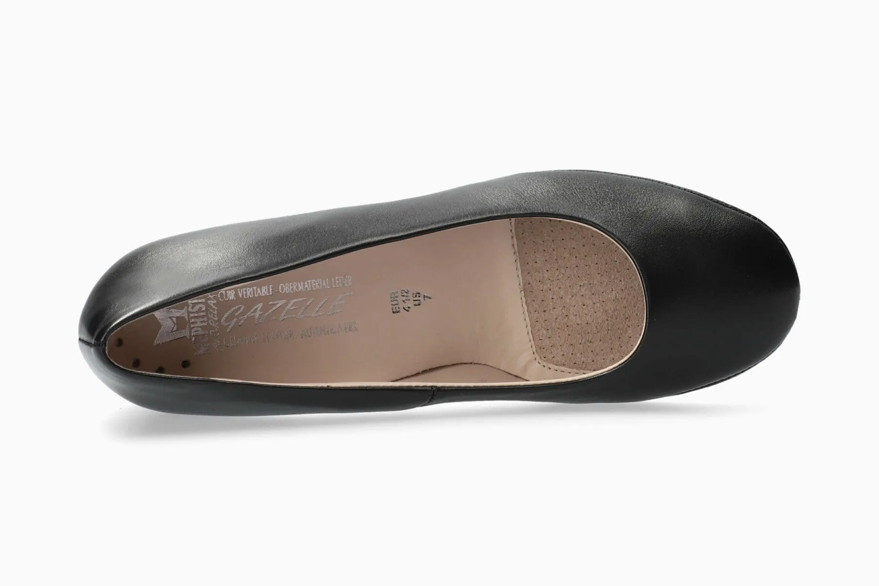 Velvet Grain Base Edge Brity - Black Pump