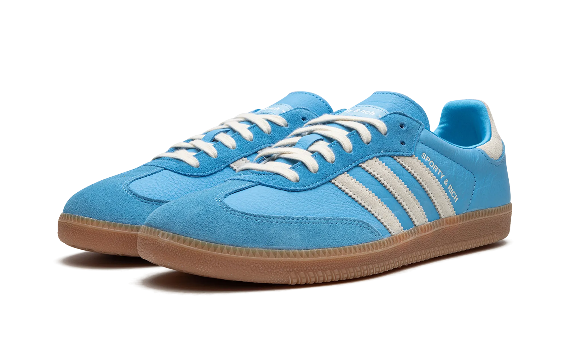Samba "Sporty & Rich - Blue Grey" Cushioned heel