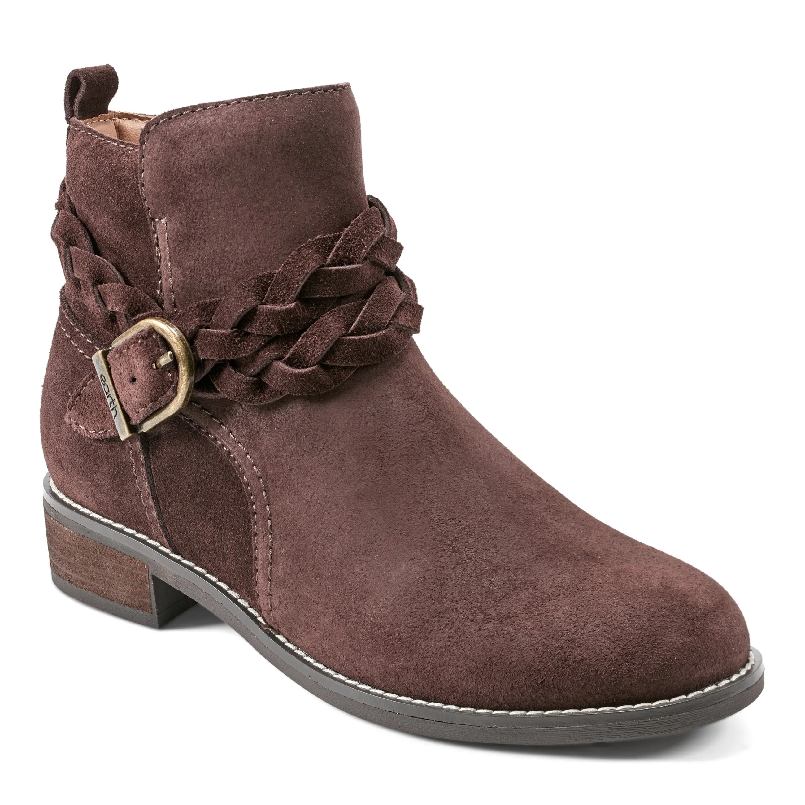 Frost Safe Nicole Round Toe Stacked Heel Casual Booties