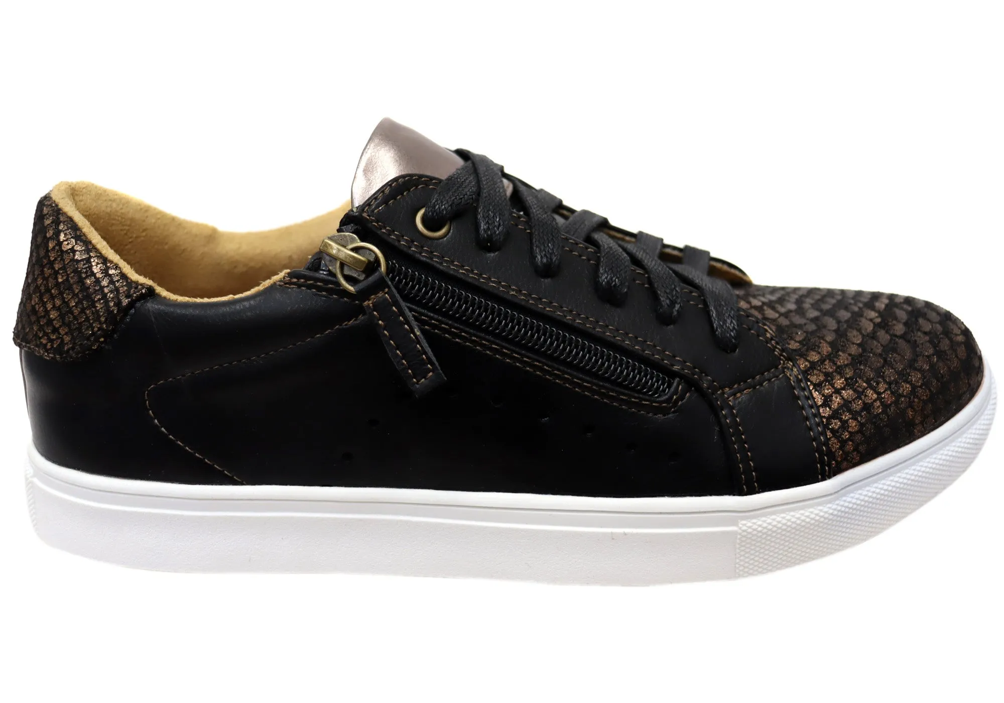 Vibrant Look Daily Gear Scholl Orthaheel Womens Cleo Comfortable Casual Sneakers Shoes