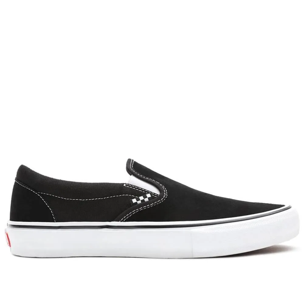 Autumn Tone Vans Skate Slip On - Black/White