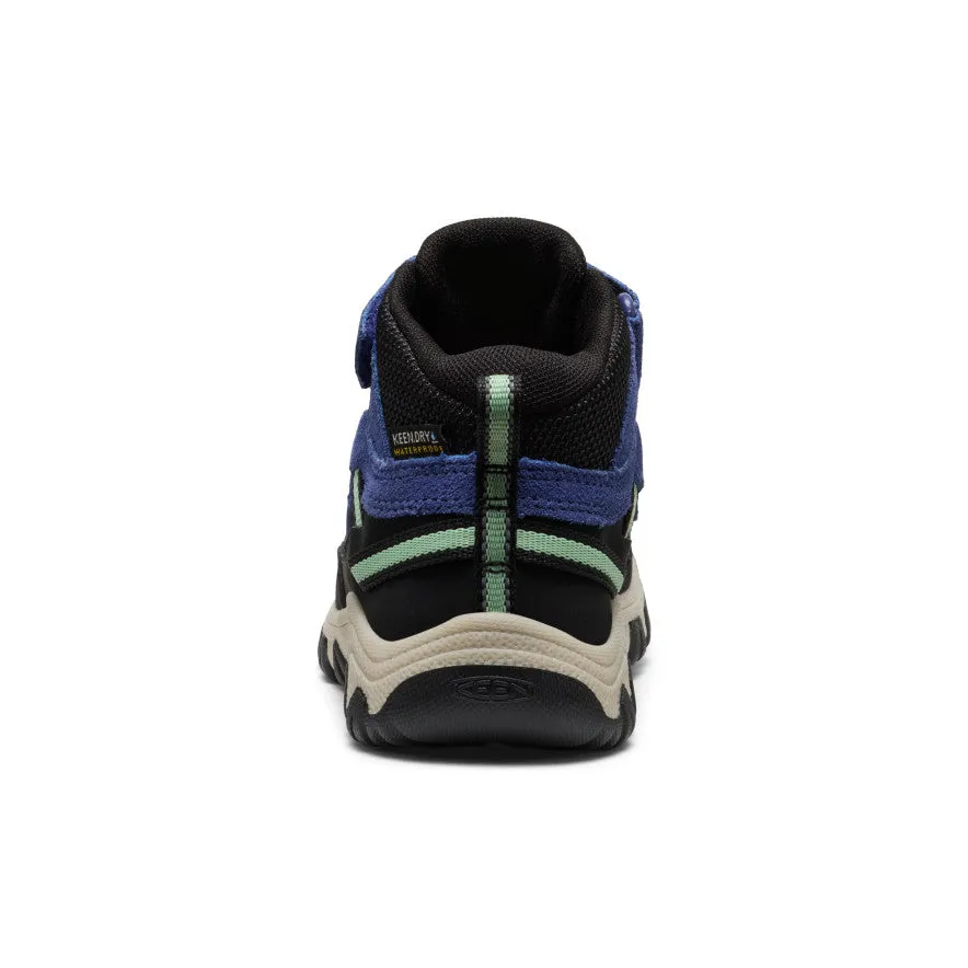 Little Kids' Targhee IV Waterproof Hiking Boot  |  Skipper Blue/Hemlock Breathable All Day Worker