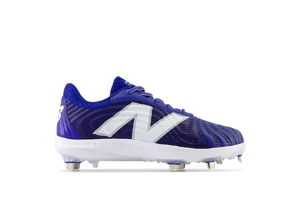 Supportive Core Fitness Training New Balance Men's FuelCell 4040 V7 Metal Baseball Cleats - Team Royal / White - L4040TB7