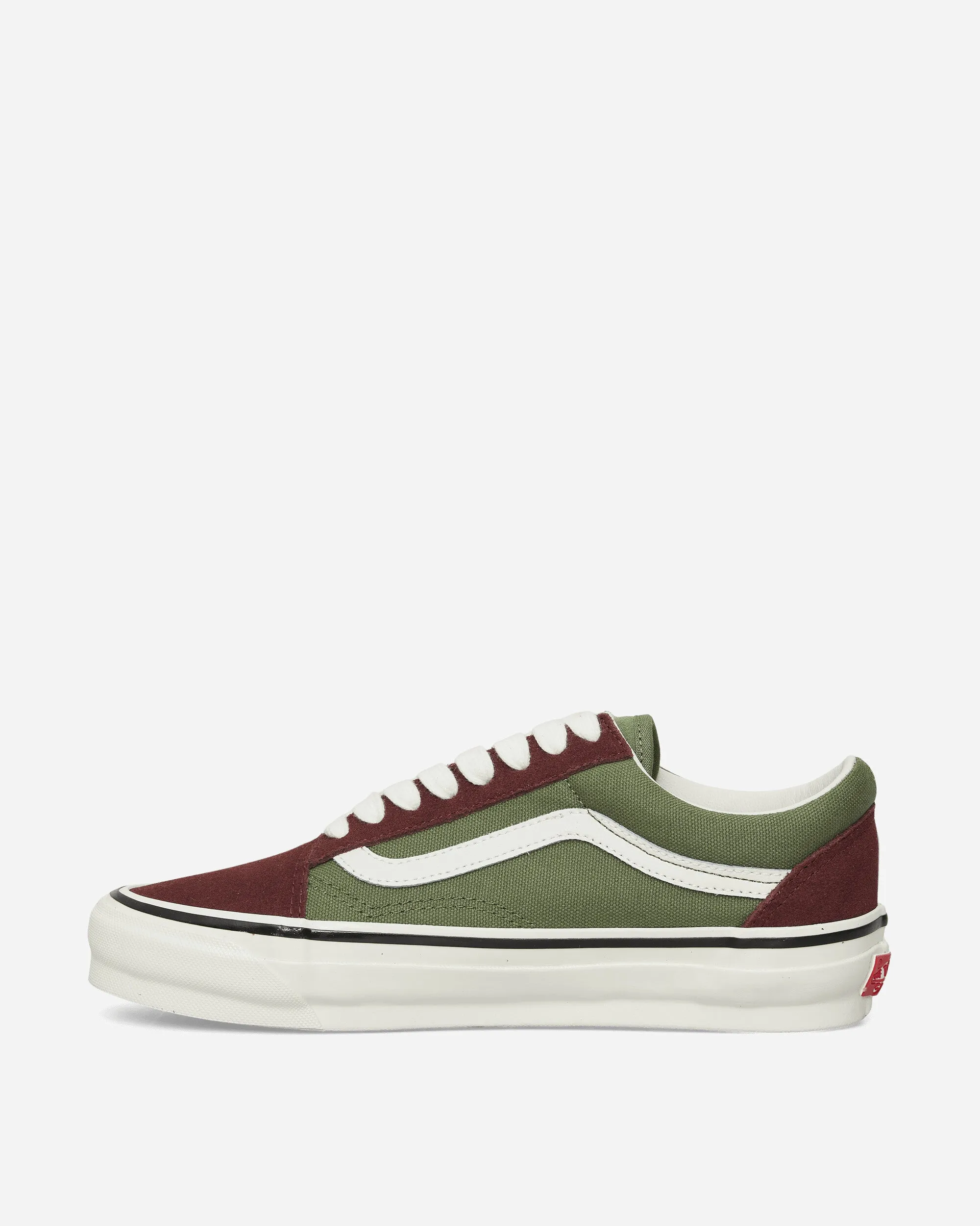 Every Step Camera Look Premium Old Skool Sneakers Brown / Green