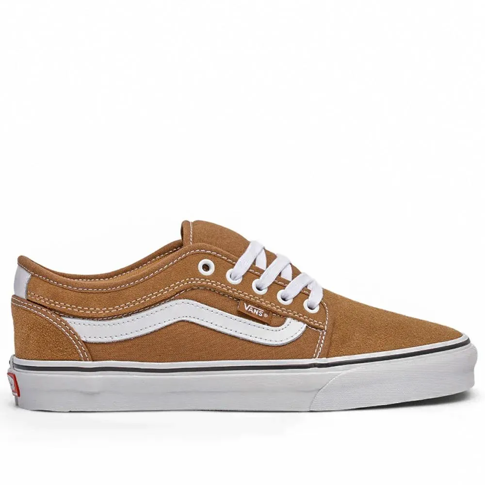 Vans Chukka Low Sidestripe - Tobacco Brown Gift Easy Strap Mode