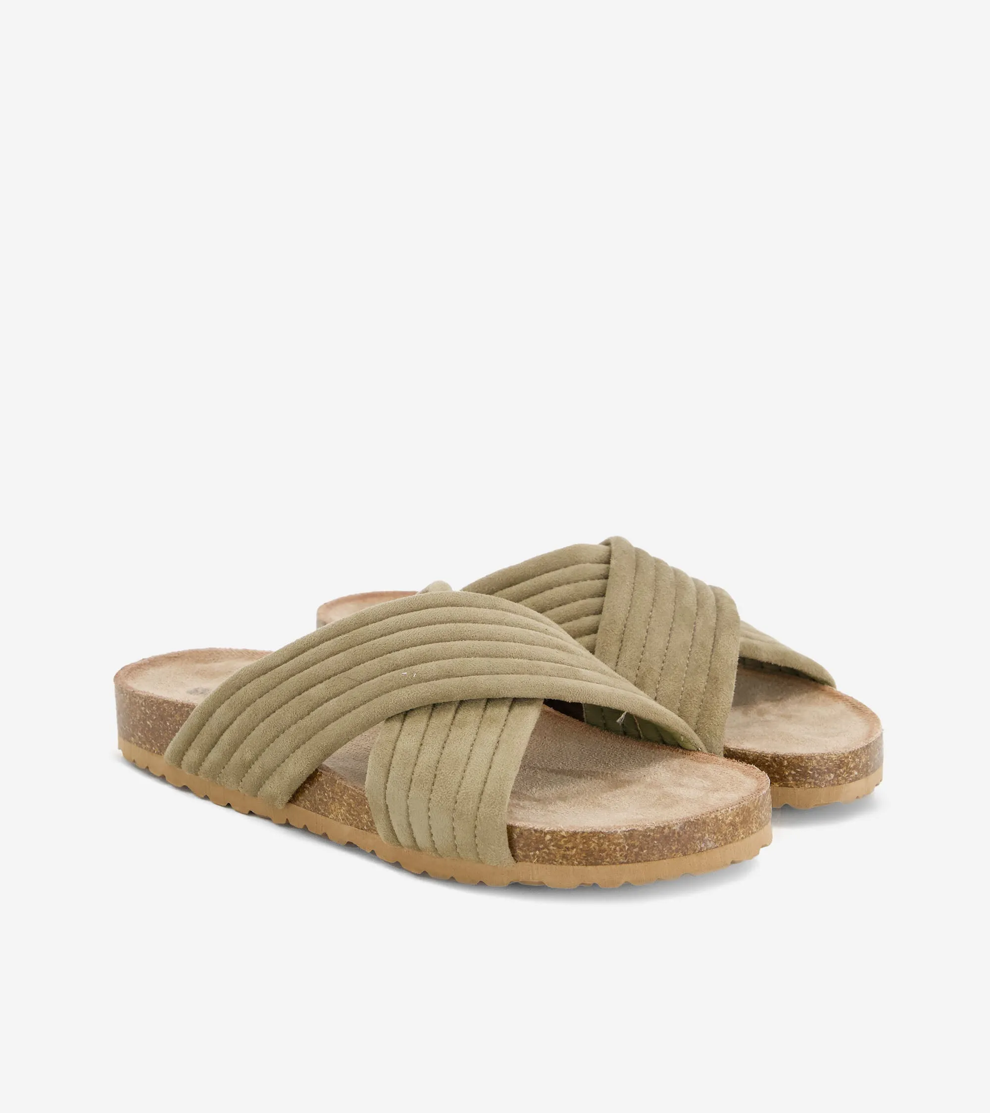 Women's Slipper US-CC-5355 Lace Up Style Simple Foot Step