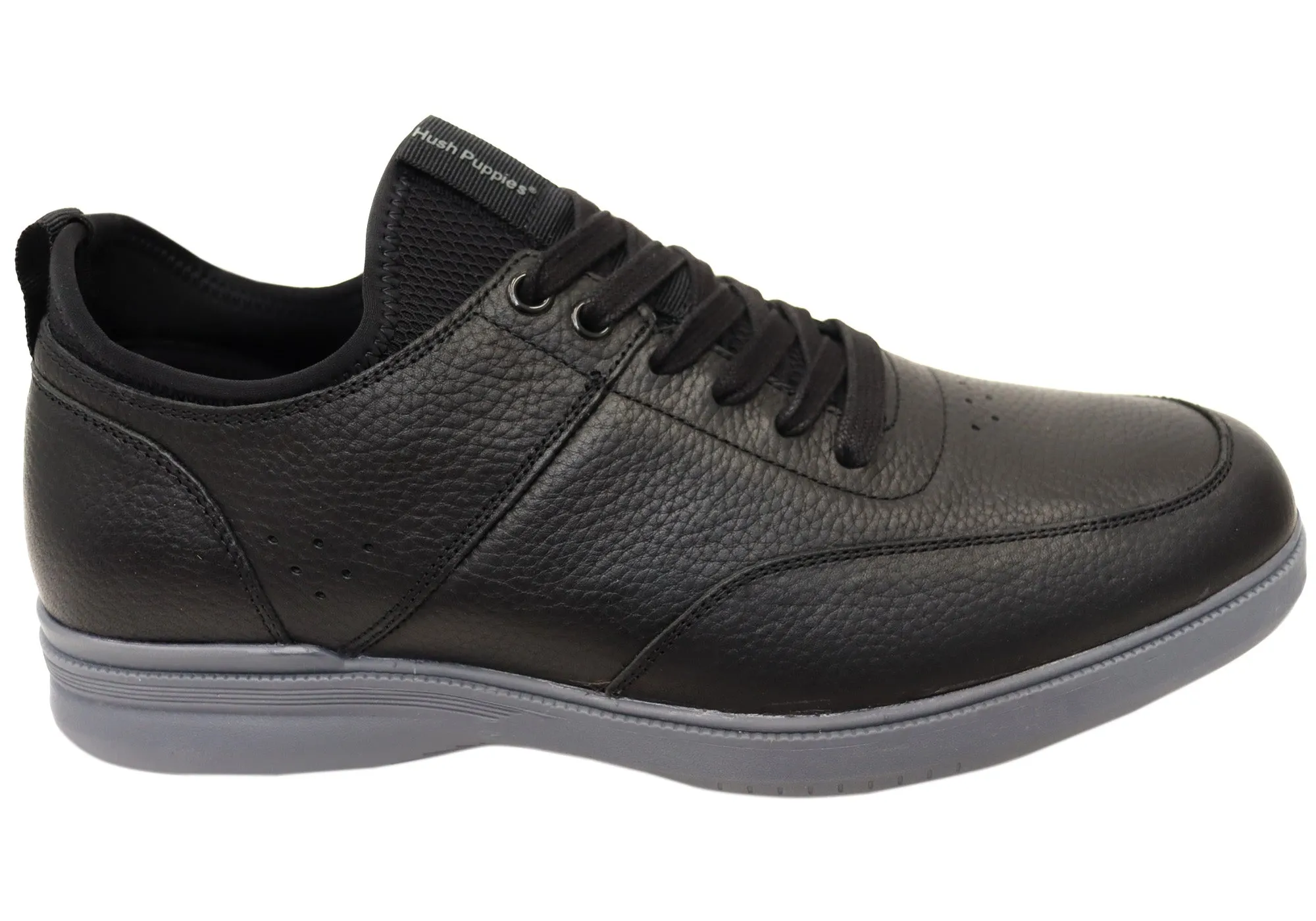 Hush Puppies Lotad Mens Extra Wide Width Leather Comfortable Shoes Molded EVA Foam