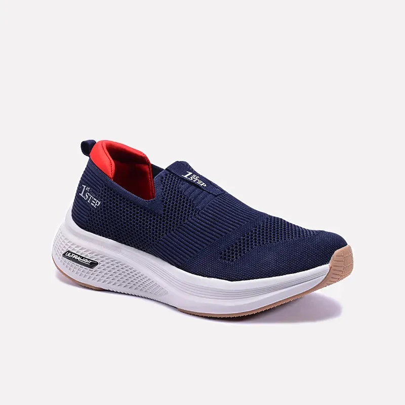 Ignite Blue Slip On Sneakers 0120505 Travel Active Aerated Insole