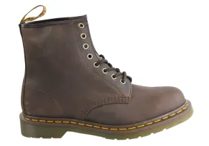 Dr Martens 1460 8 Up Gaucho Crazy Horse Unisex Boots Subtle Aesthetic
