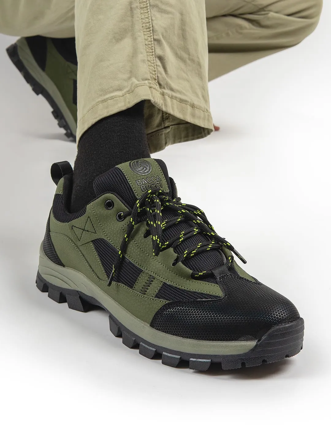 Bacca Bucci FOREST Low-Top Hiking Boots for Men Velvet Soft