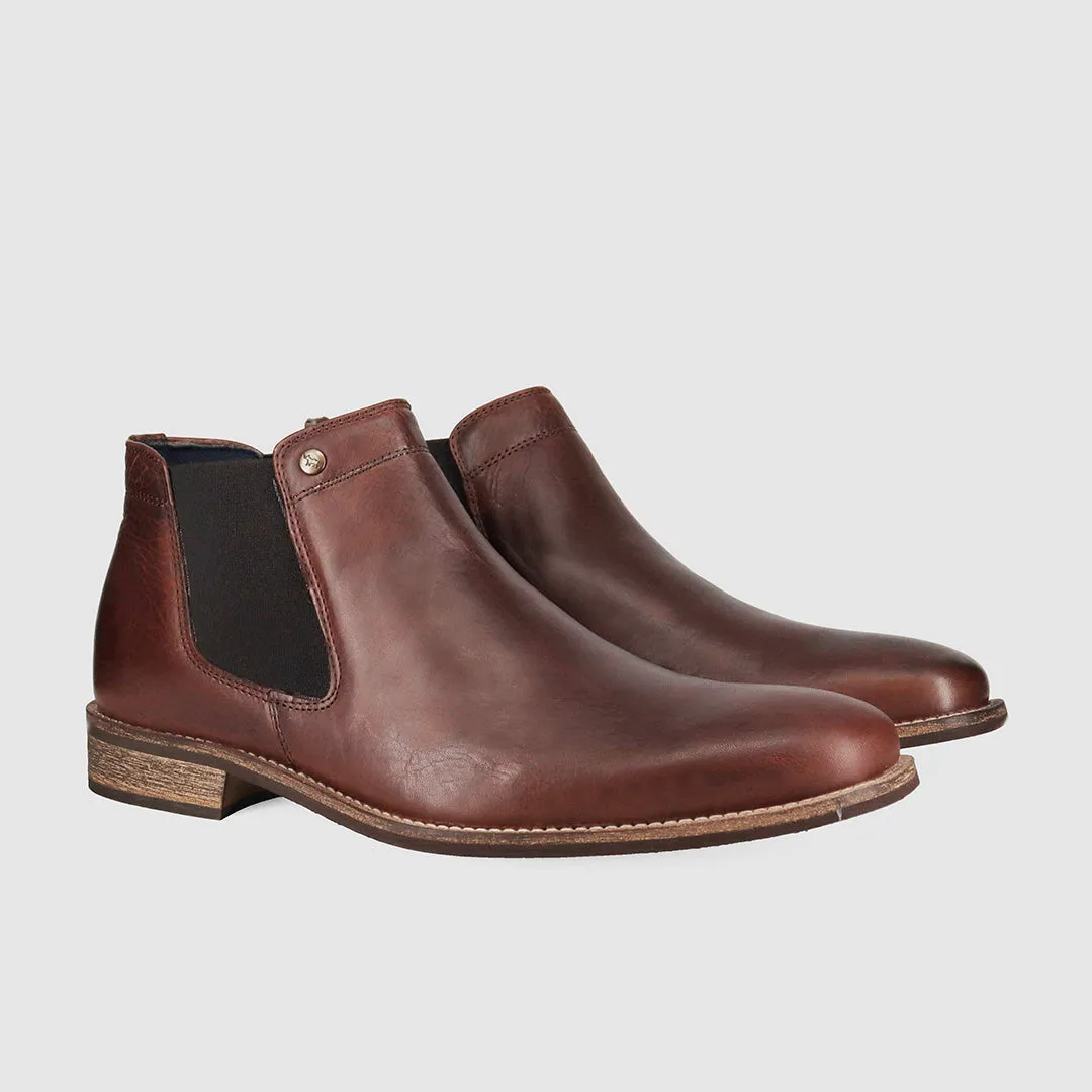 Compact Form Drake Chelsea Boots Dark Brown