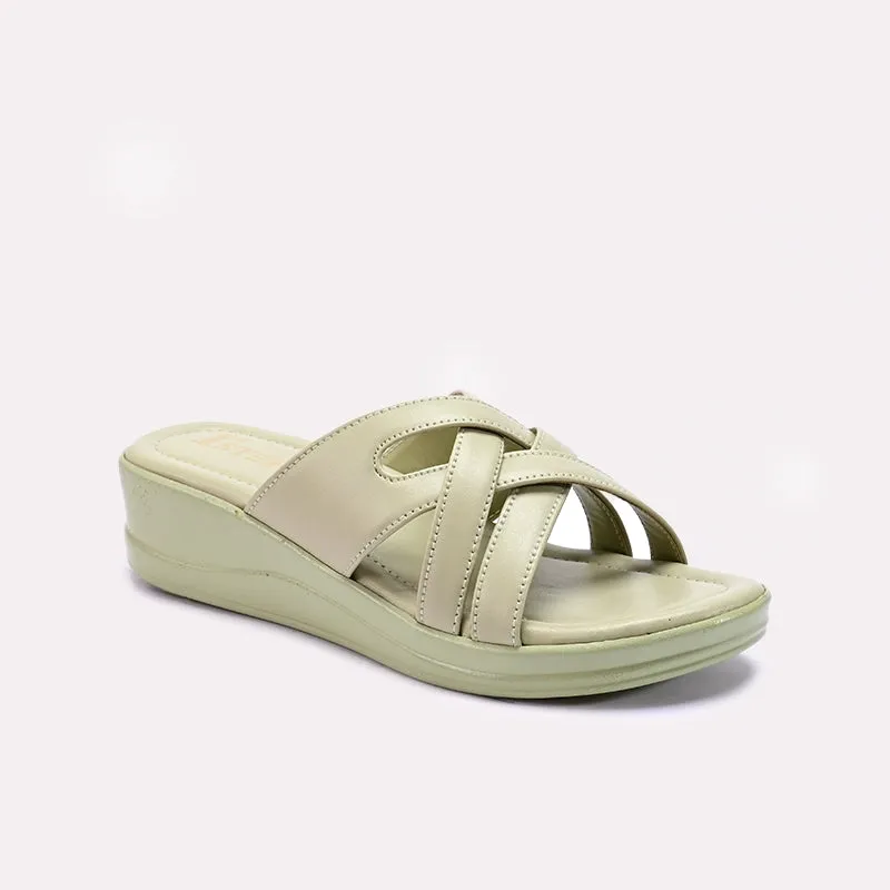 Green Comfy Casual Slippers 0412419 Padded Comfort Standing Workers