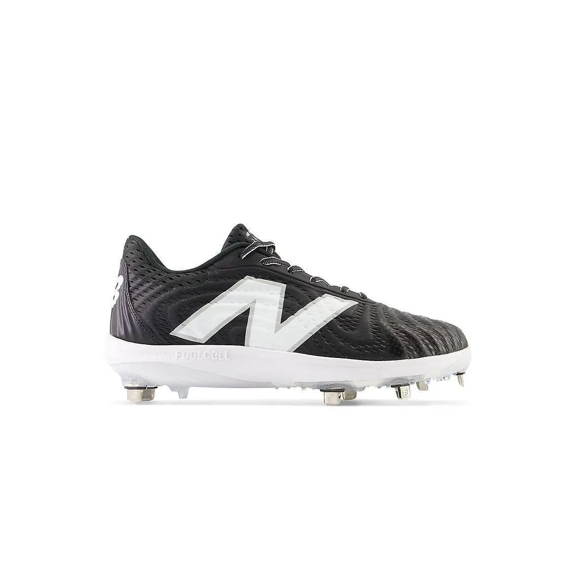 Anti Odor Urban Stroll Posture aid New Balance Men's FuelCell 4040 V7 Metal Baseball Cleats - Black / Optic White - L4040BK7