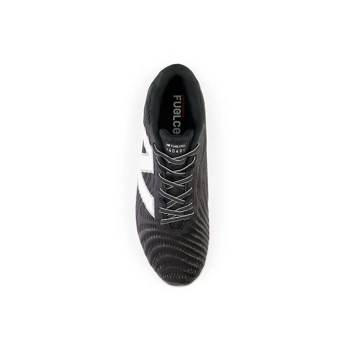 Stage Pop New Balance Men's FuelCell 4040 V7 Metal Baseball Cleats - Black / Optic White - L4040BK7