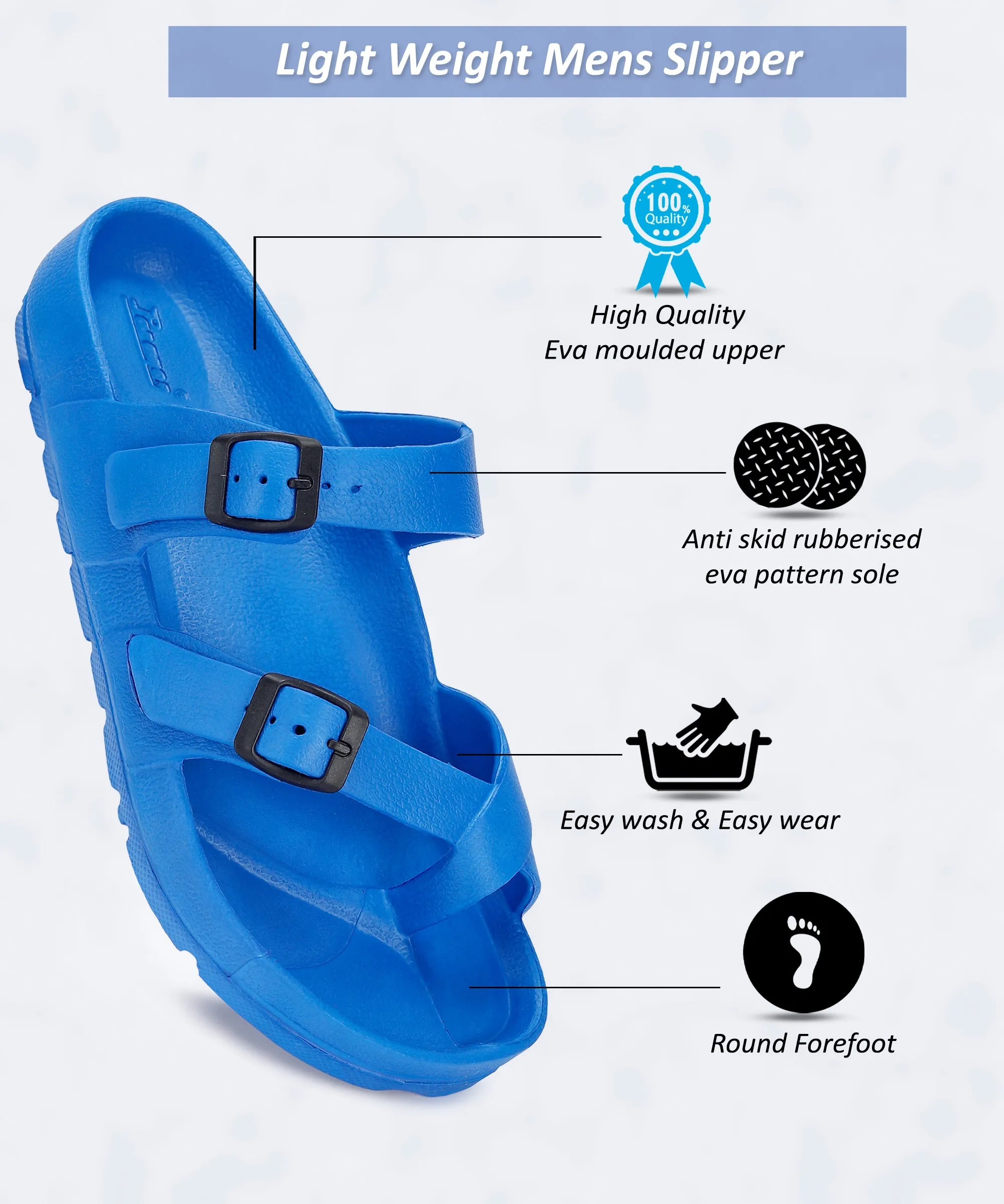Paragon EVK3408G Men Casual Sliders | Stylish Trendy Lightweight Slides | Casual & Comfortable Slippers | Everyday Use Outdoor Relaxation Shoes
