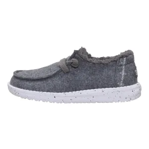 Wendy Youth Wool Cozy - Charcoal Seamless Interior Padding Comfortable Experience