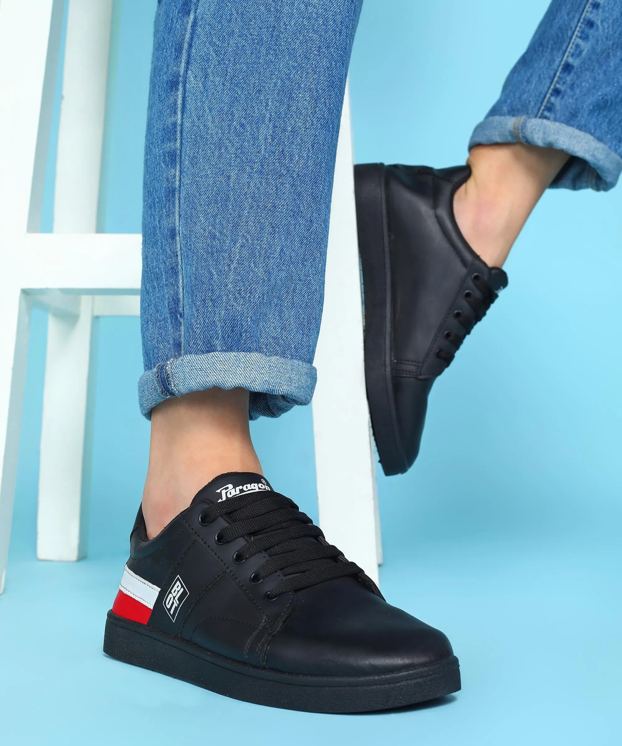 Quick Walk Paragon K1017G Men Casual Shoes | Stylish Walking Outdoor Shoes for Everyday Wear | Smart & Trendy Design  | Comfortable Cushioned Soles White