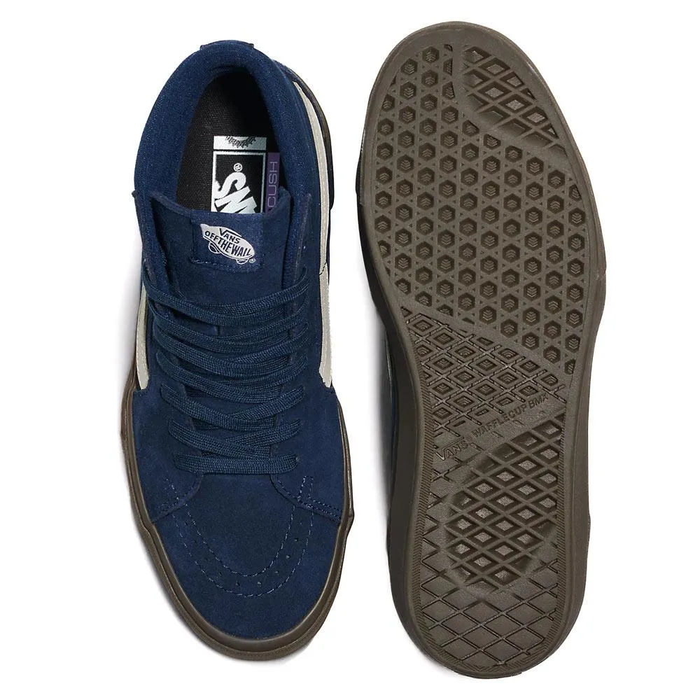 Wide Path Vans BMX Sk8-Hi - Navy with Dark Gum