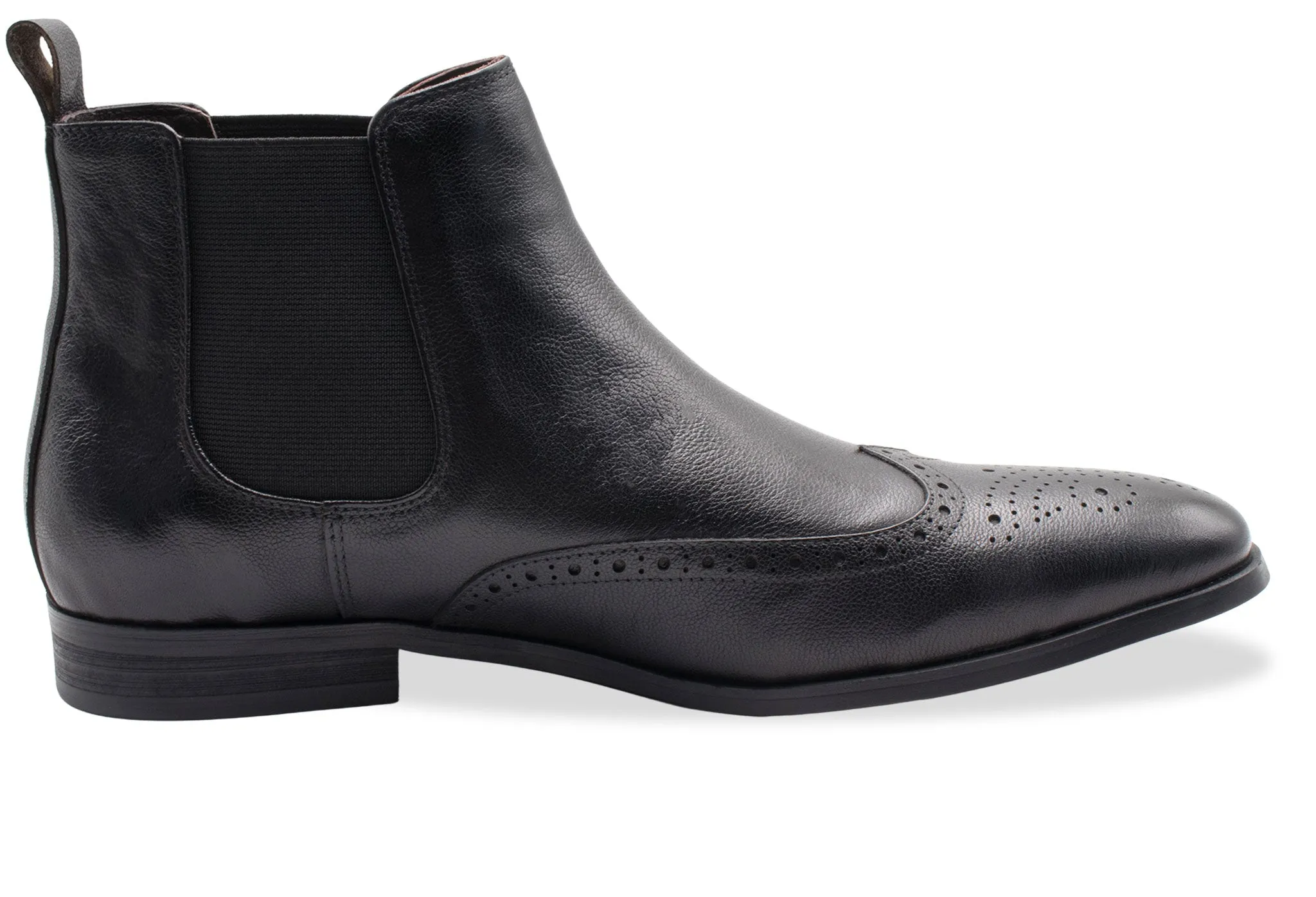 Rock Path Winter Warm Bariloche Black Chelsea Boots