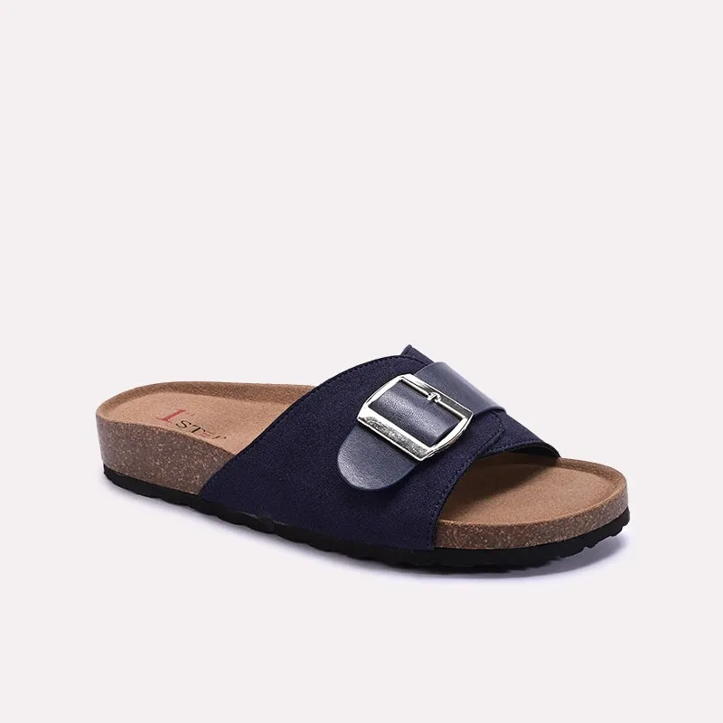 Blue Casual Slippers 0413272 Workout