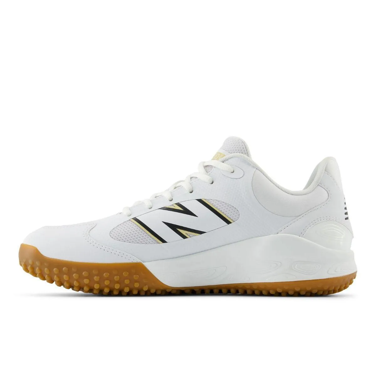 New Balance Men's Fresh Foam 3000 v7 Turf Baseball Shoes - White/Gum - T3000TW7 Autumn Cool Vital Step