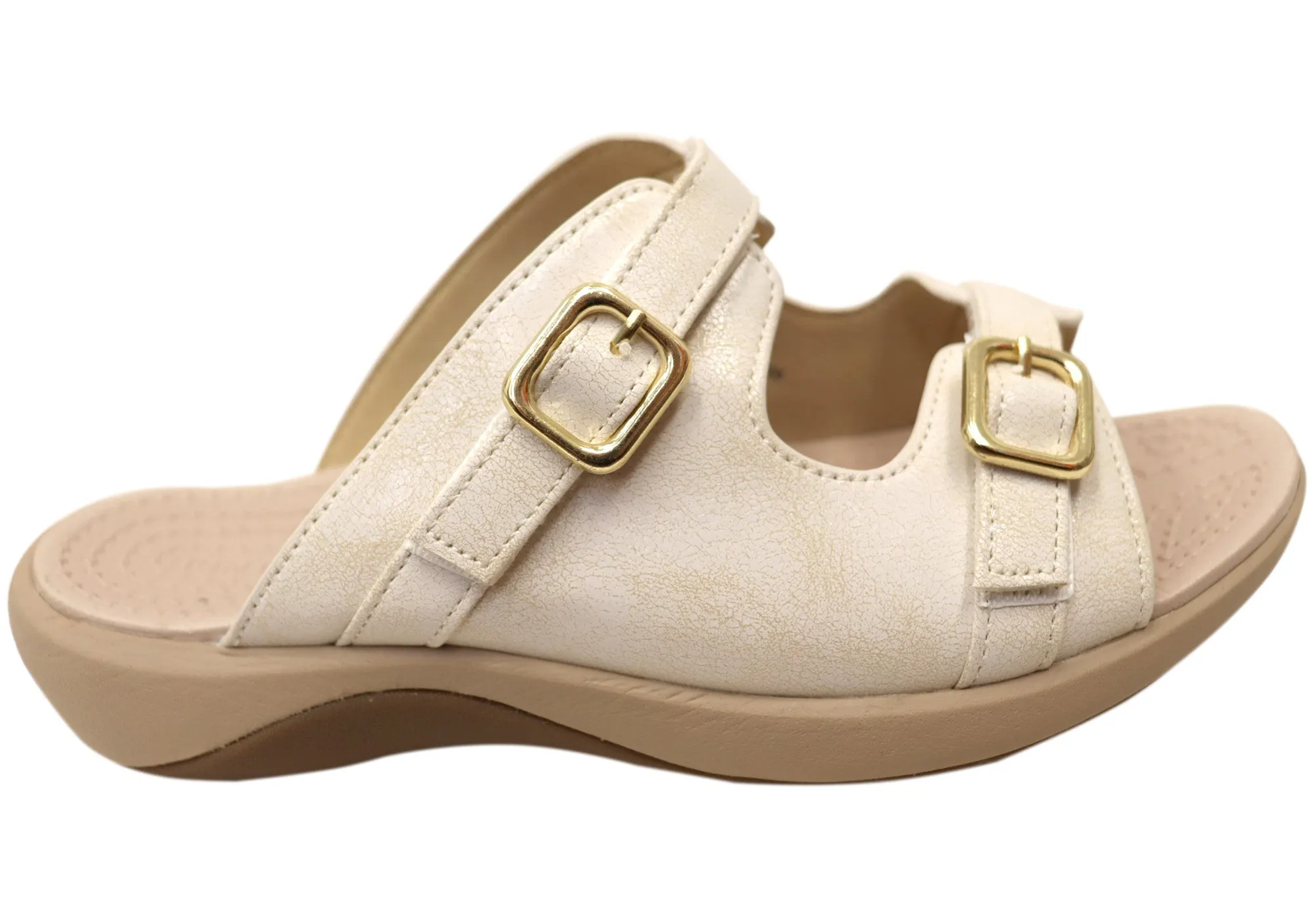 Casual Shoes Homyped Womens Fargo Slide Comfortable Slides Sandals