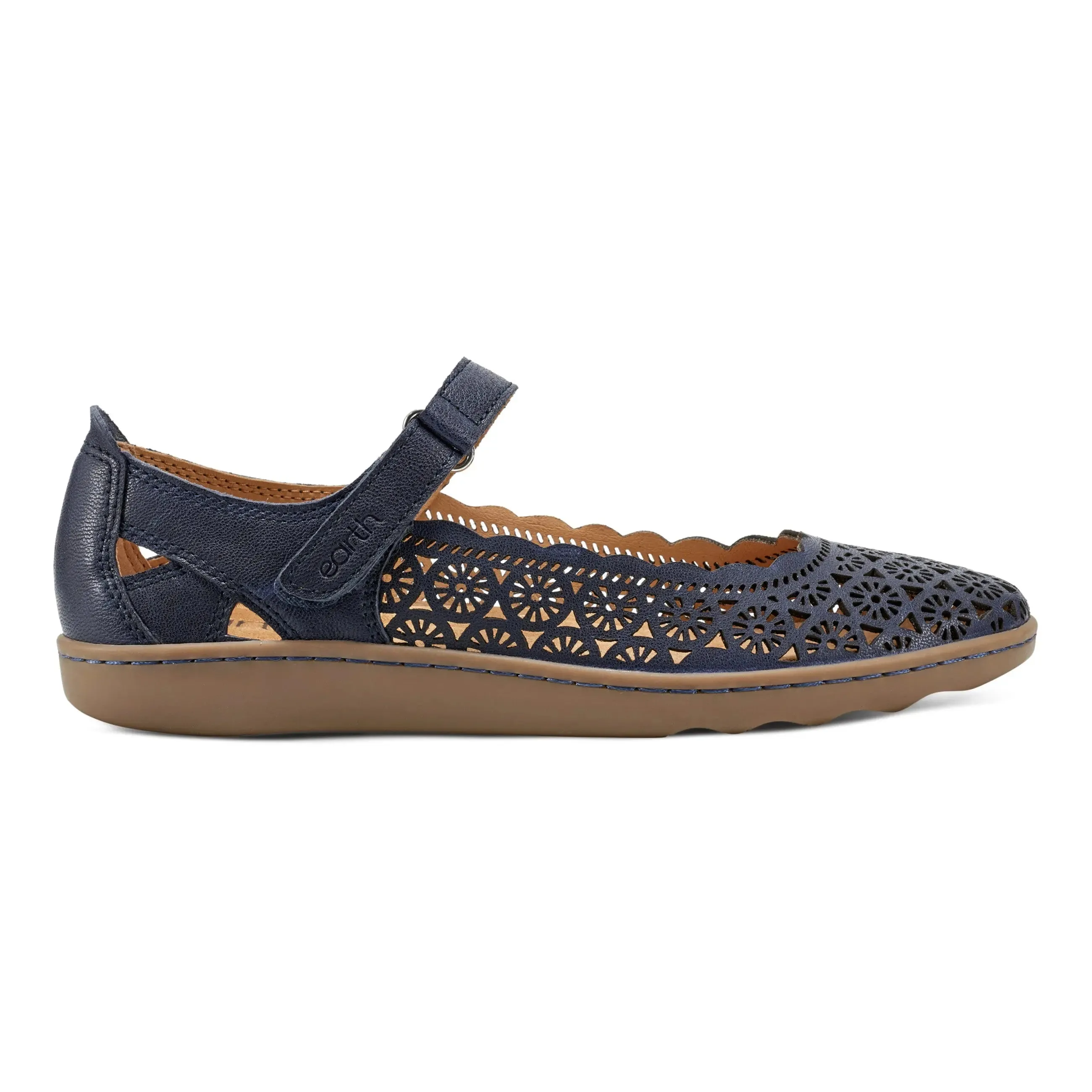 Lady Perforated Slip-On Ballet Flat Clear Glow Bold Tone