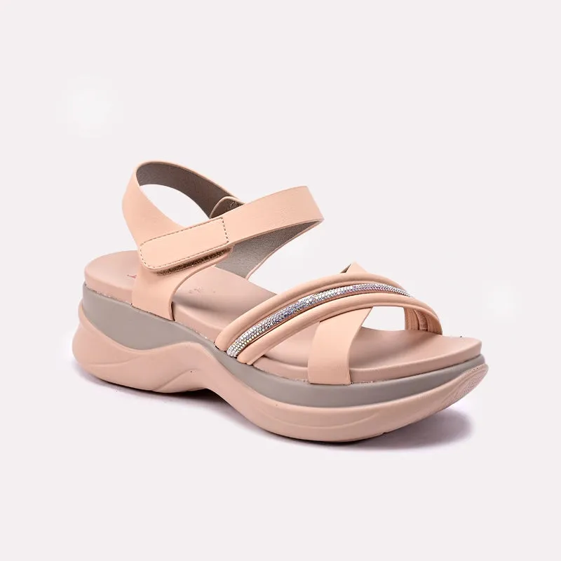 Viral Pop Womens Fawn Casual Sandals 0421594