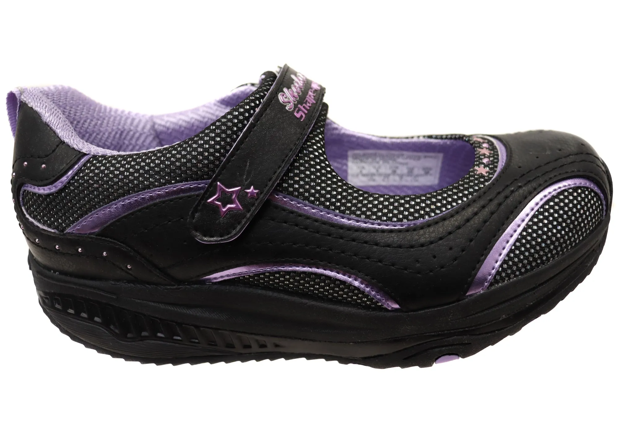 Sweat Friendly Structured Fit Skechers Kids Girls Shape Ups XF Mary Jane Shoes