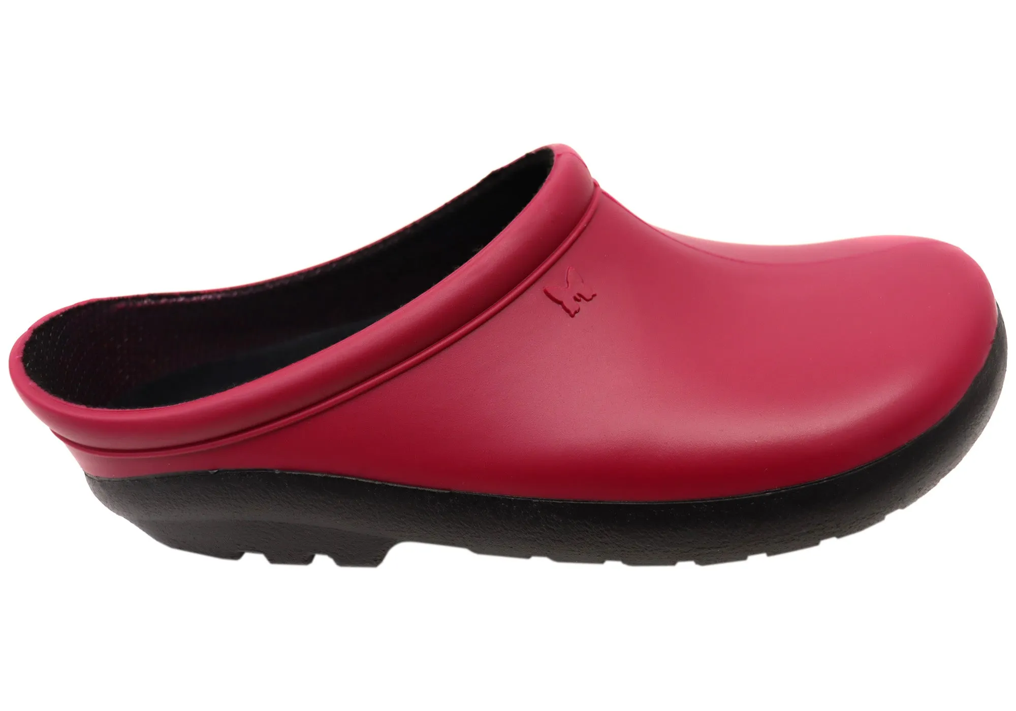 Sloggers Comfortable Womens Premium Clog Sangria Red Glide Hike Shopping Day