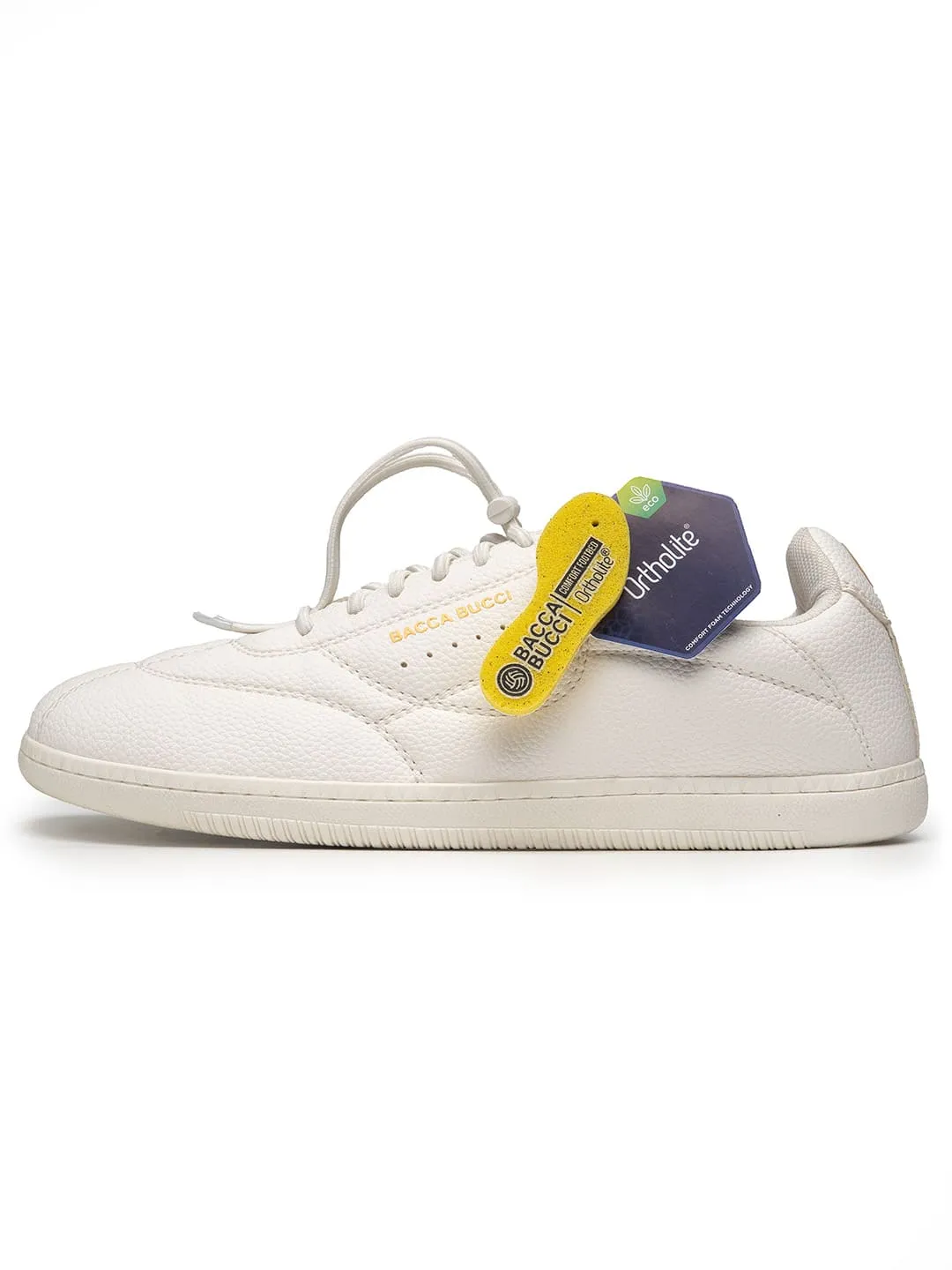 Bacca Bucci ESSENCE Low-Top Sneaker with Ortholite Insole & Elastic Laces Injury Safe