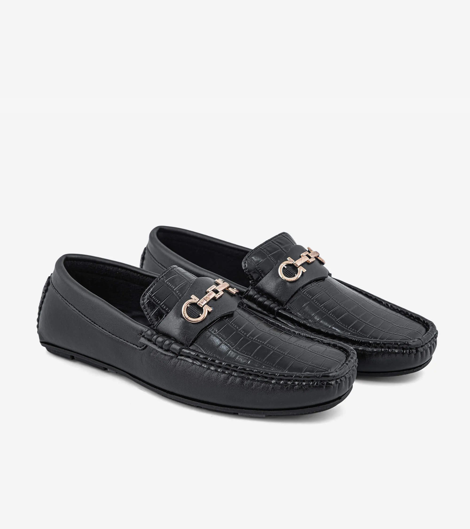 Men's Moccasins US-TE-5355 Smooth Finish
