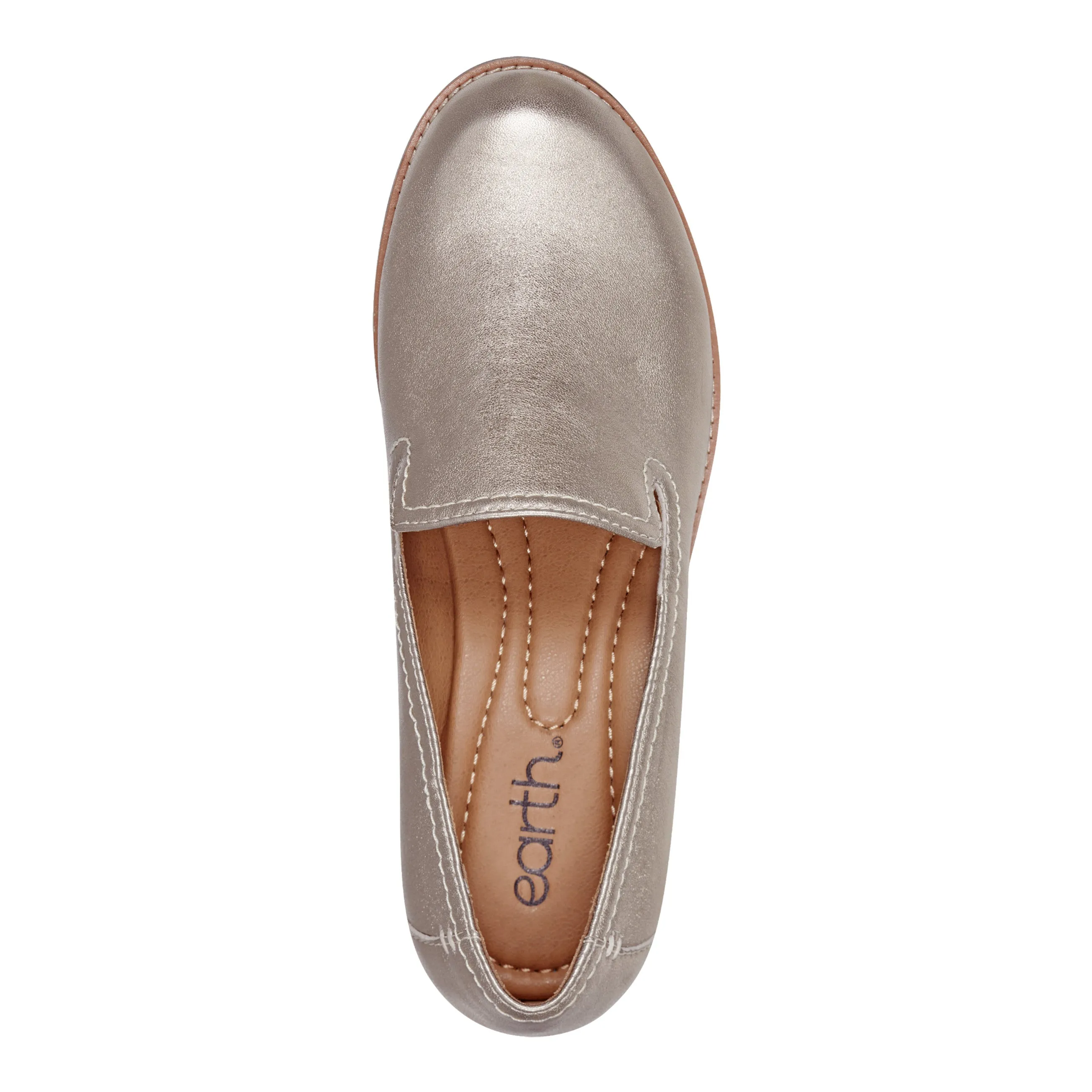Edna Round Toe Casual Slip-on Flat Loafers Timeless Fit