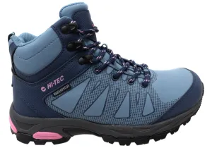 Hi Tec Womens Raven Mid Waterproof Comfortable Hiking Boots Comfy All MemoryFoam