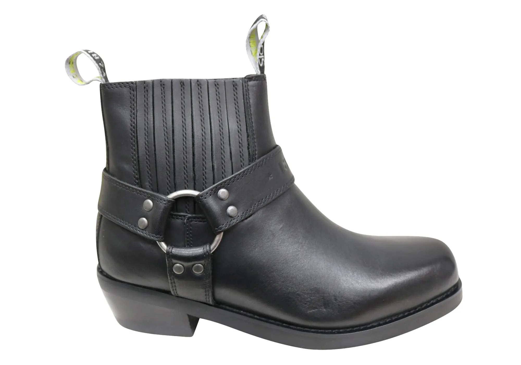 Slatters Rebel Mens Comfortable Leather Dress Boots Low Profile All Day Wear