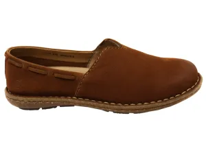 Pure Function Born Naya Womens Comfortable Leather Slip On Shoes