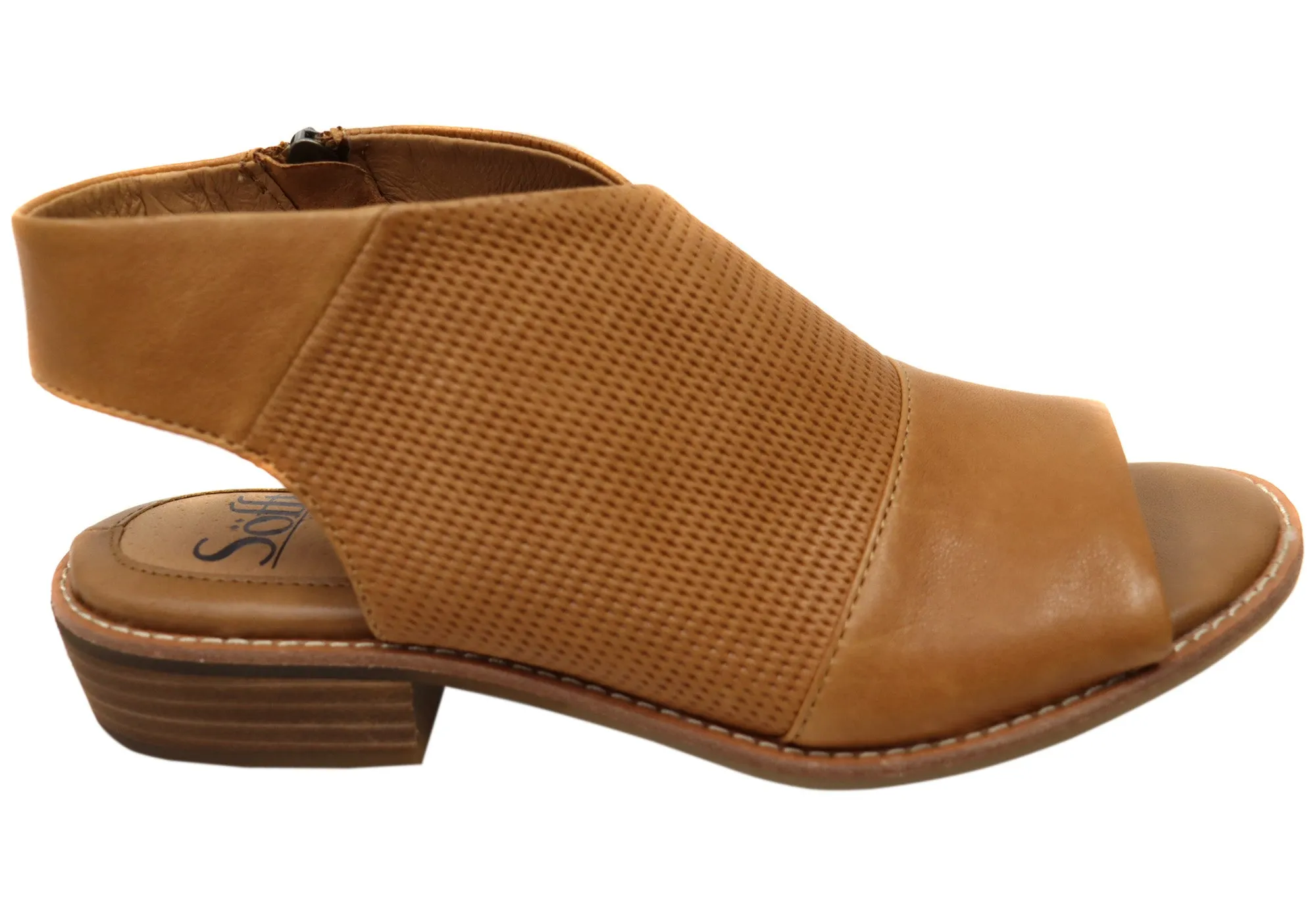 Sofft Natalia Womens Leather Sandals With Cushioned Comfort Footbed All-Around Use