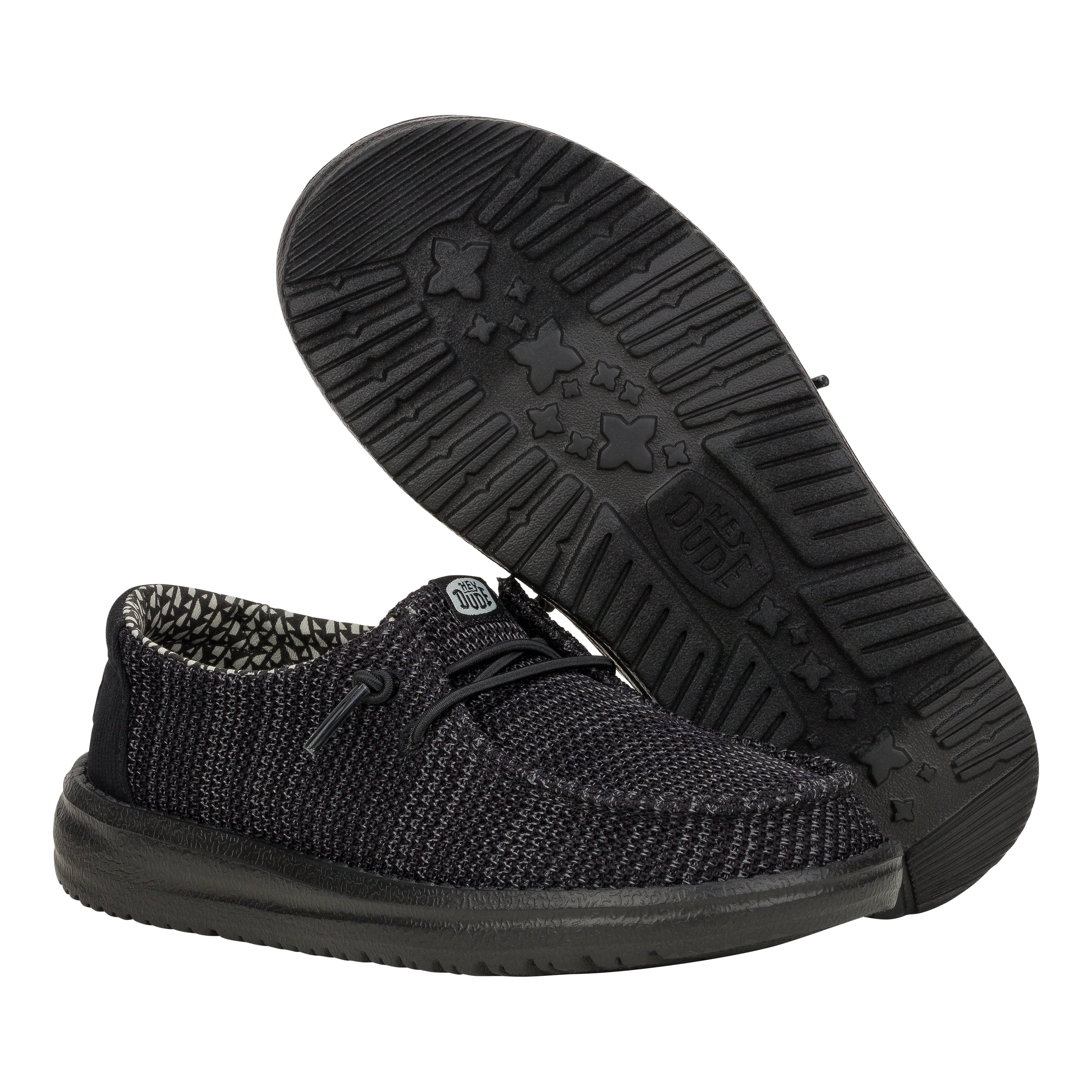 Orthotic Compatible Wendy Youth Stretch Mesh - Black/Black