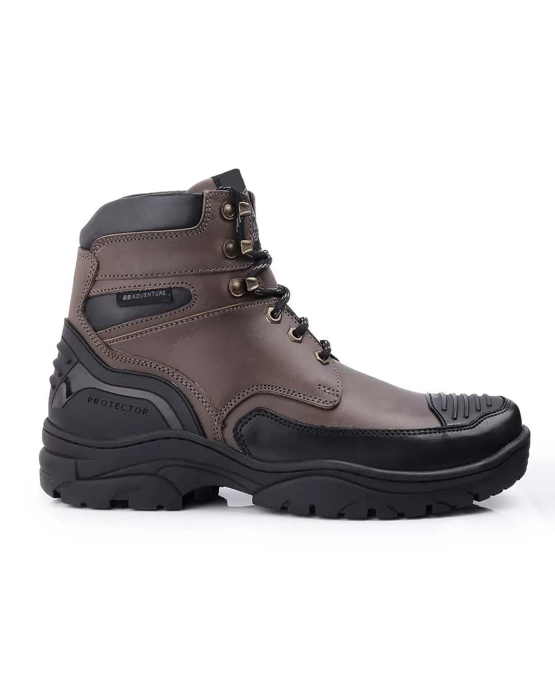 Bacca Bucci PROTECTOR Leather Motorcycle Boots for Men Comfort Flex
