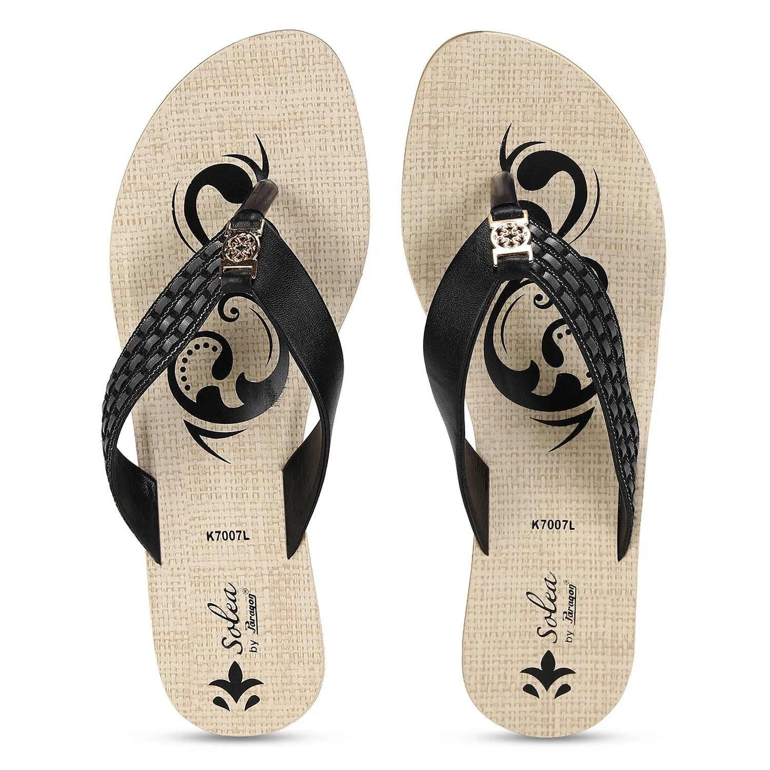 dry weather Paragon  PUK7007L Women Sandals | Casual & Formal Sandals | Stylish, Comfortable & Durable | For Daily & Occasion Wear