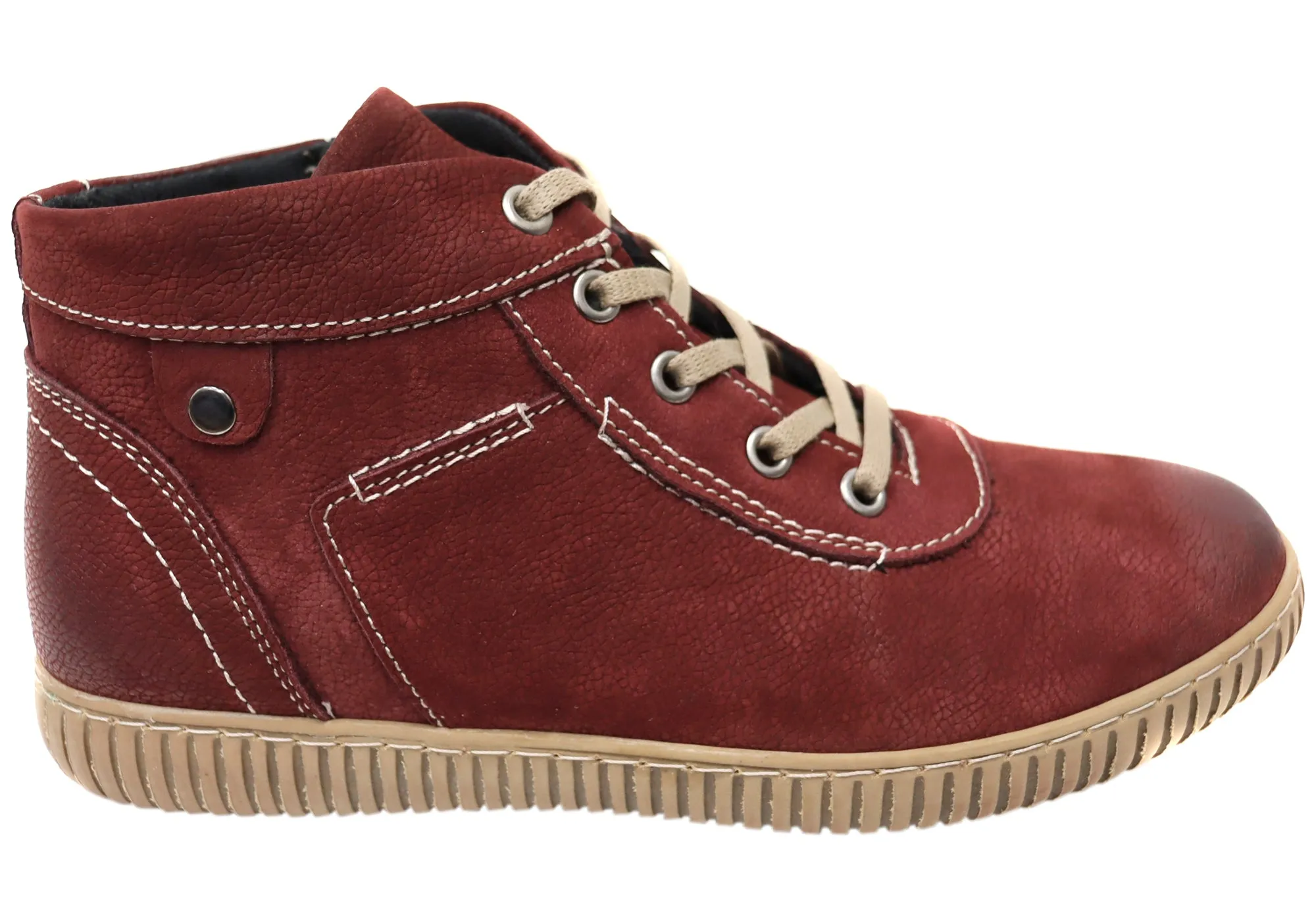 Shock Absorbing Functional Minimalist Cabello Comfort CP723-51 Womens Comfort Leather European Ankle Boots