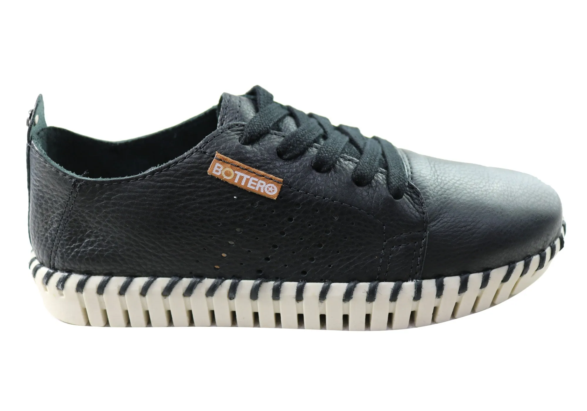 quick dry Bottero Bianca Womens Comfortable Leather Casual Shoes Made In Brazil