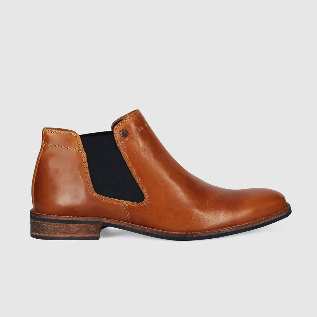 Beach Walk Sunny Wear Drake Chelsea Boots Tan Modern Step-On Move Layer