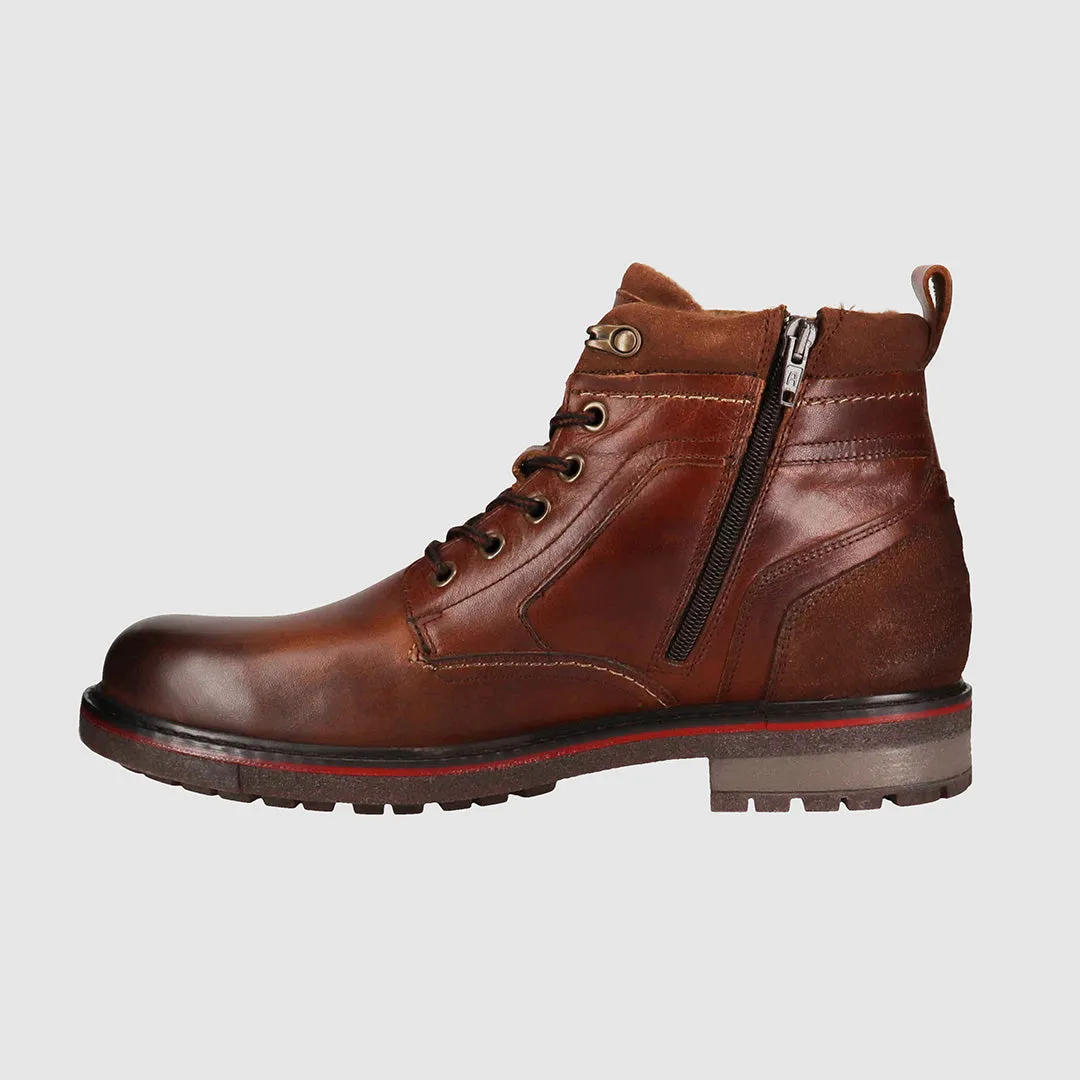 Redback Lace Up Boots Camel Easy to Wear