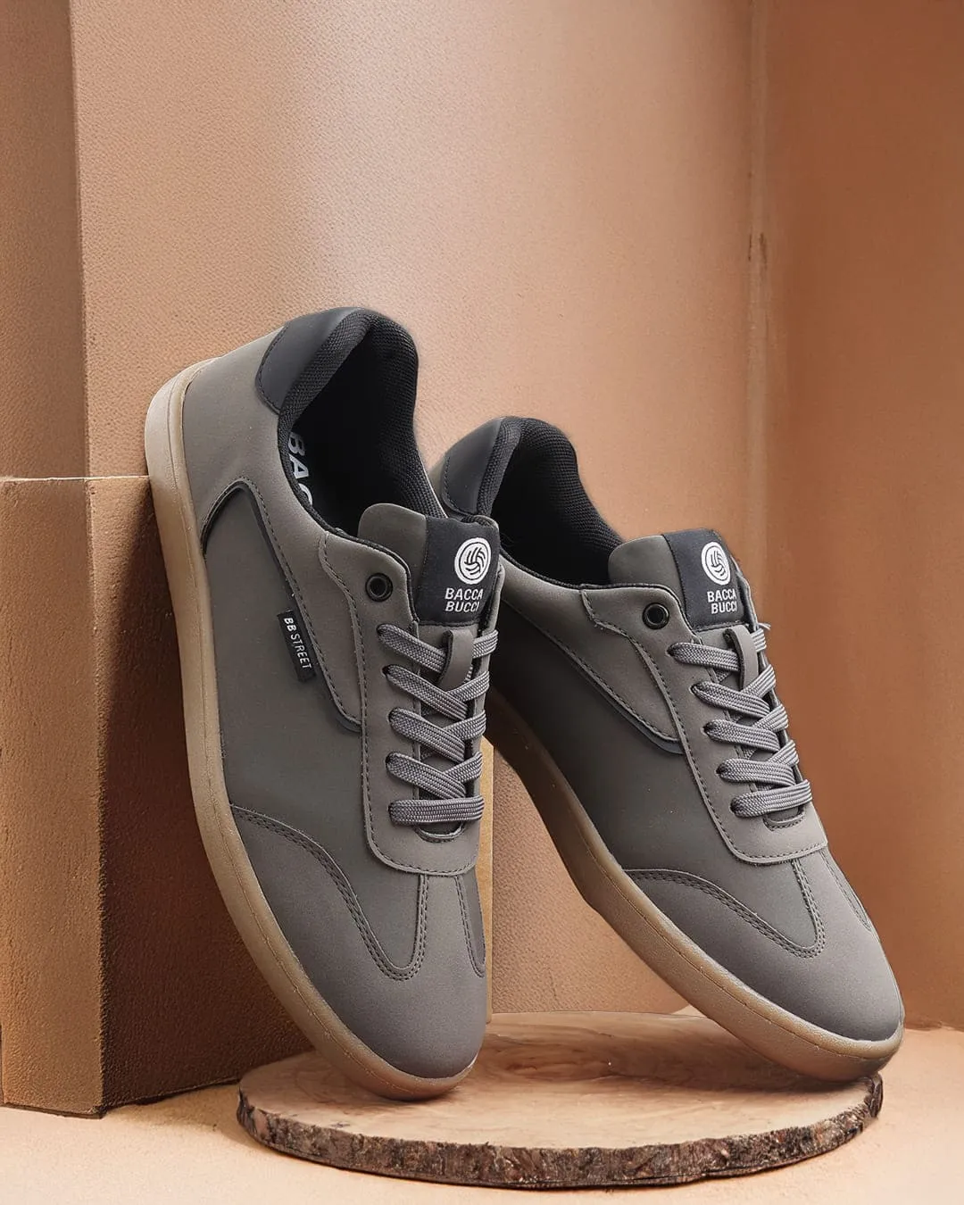 Bacca Bucci MOJO Men's Low Top Sneakers Memory Foam Standing All