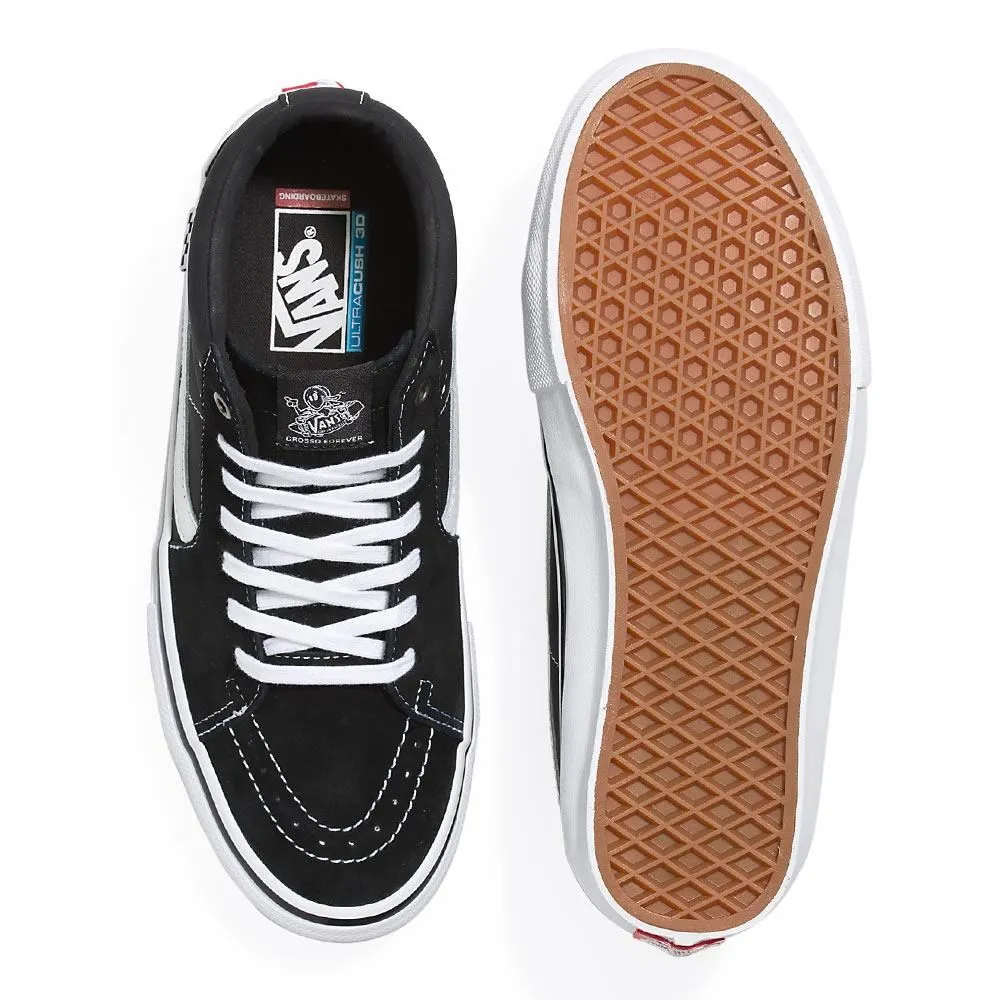 Vans Skate Grosso Mid - Black/White Sand Move
