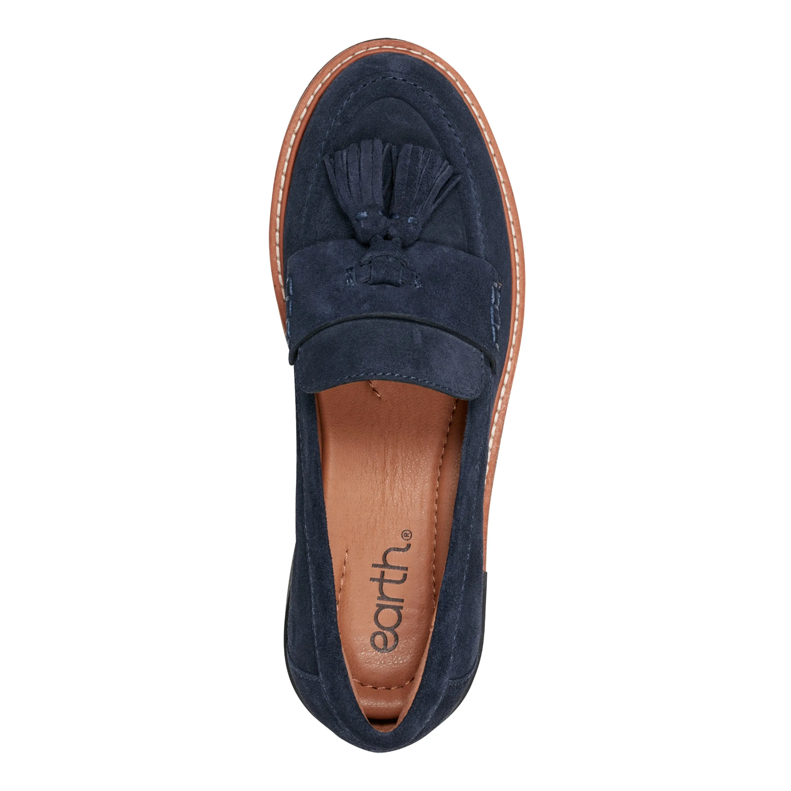 Zimm Round Toe Lug Sole Casual Slip-on Loafers Planet Mood