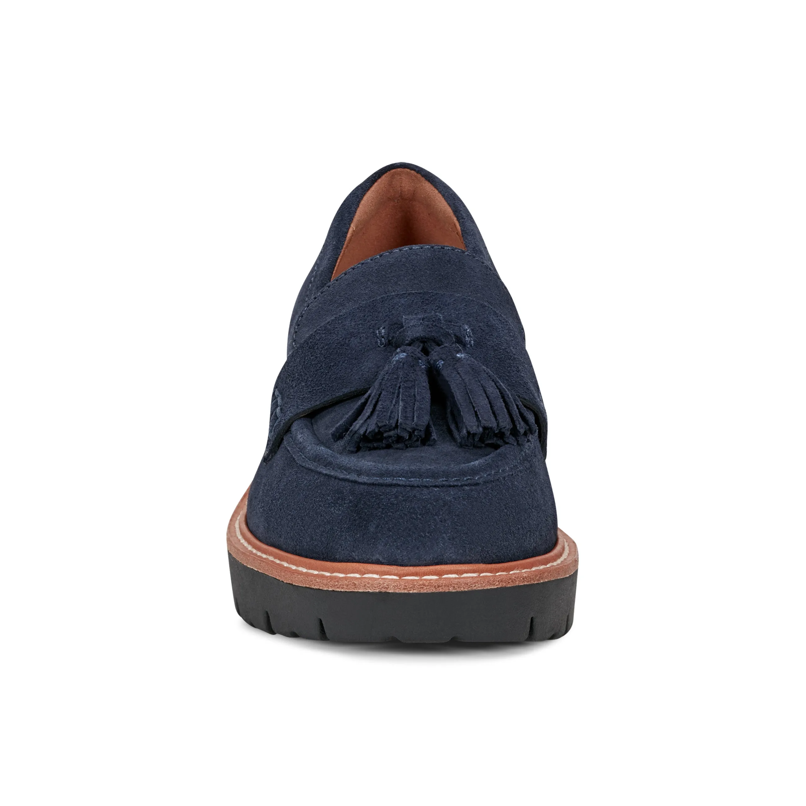 Zimm Round Toe Lug Sole Casual Slip-on Loafers Ventilated Mesh Cold Weather